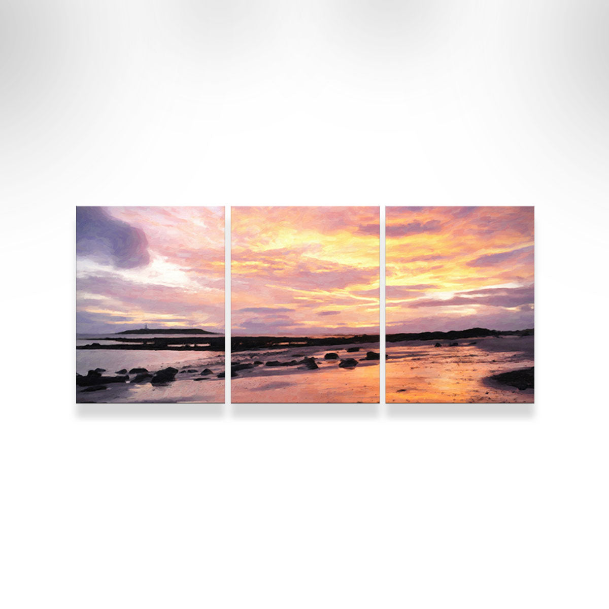 Stunning Soft Golden Sunrise Wall Art by Denise Dundon