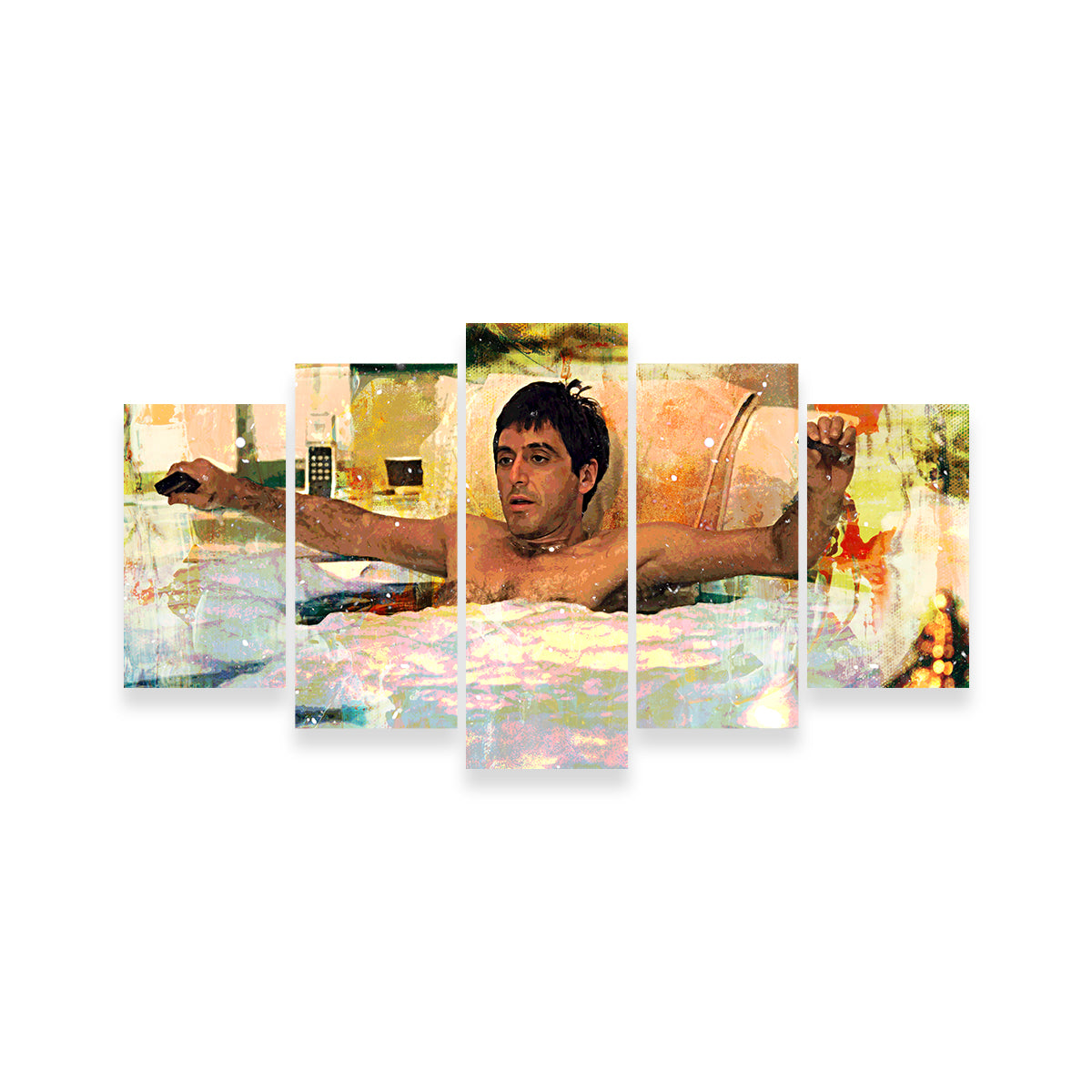 Scarface Bathtub High - Quality Wall Art for Home Decor