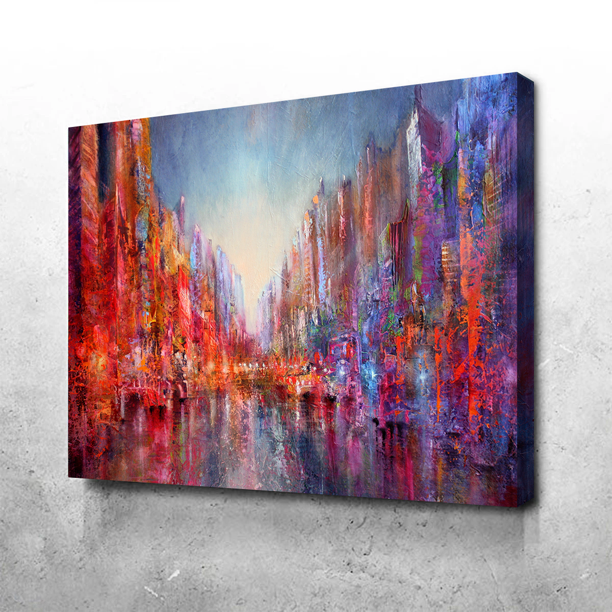 Exquisite Stadt am Fluss Wall Art by Annette Schmucker
