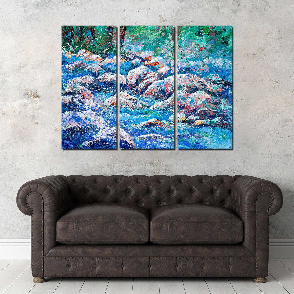 Stunning River Rhapsody Wall Art by Gerry Segismundo
