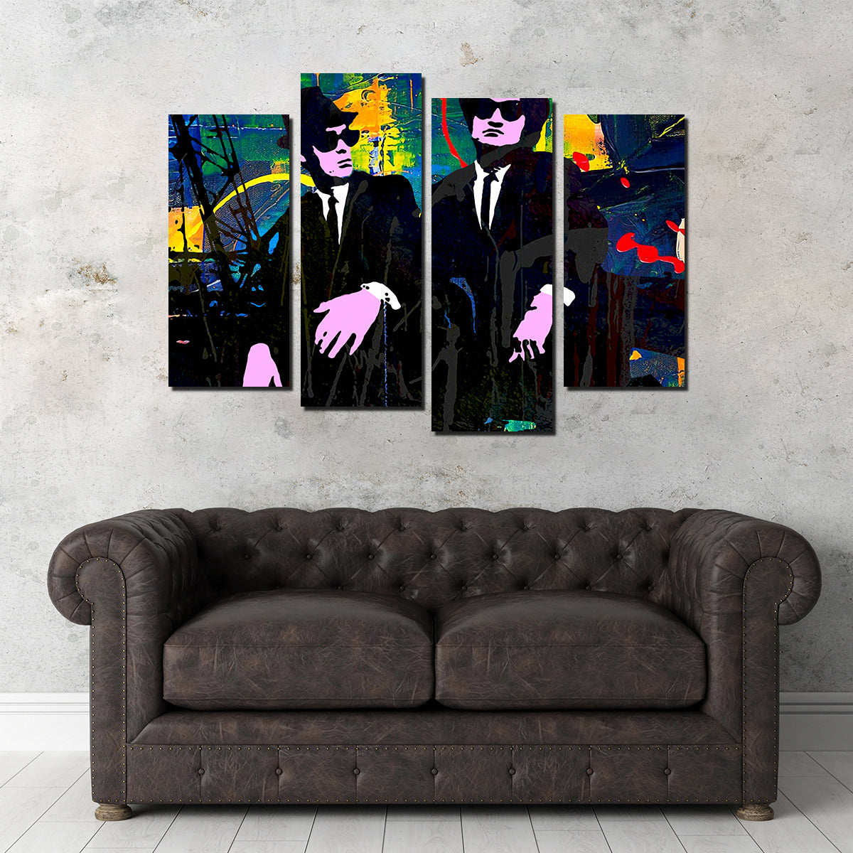 Stunning The Blues Brothers Wall Art by Stephen Chambers