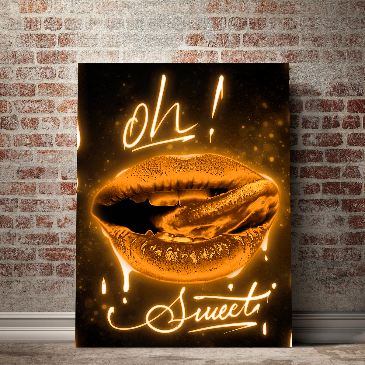 Stunning Lips Wall Art by Manuel Luces