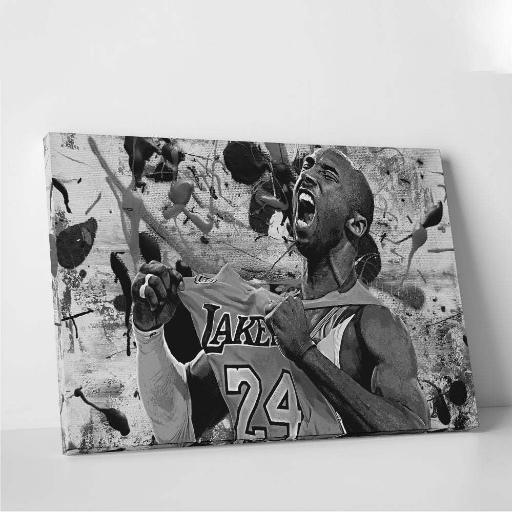 Stunning The Black Mamba Grayscale Wall Art for Modern Interiors