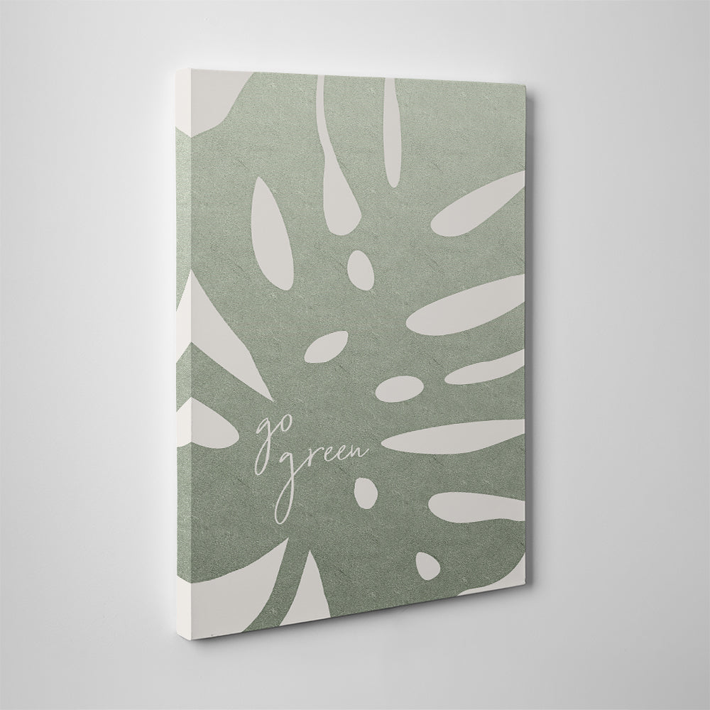 Eco-Friendly Go Green Wall Art by Melanie Viola