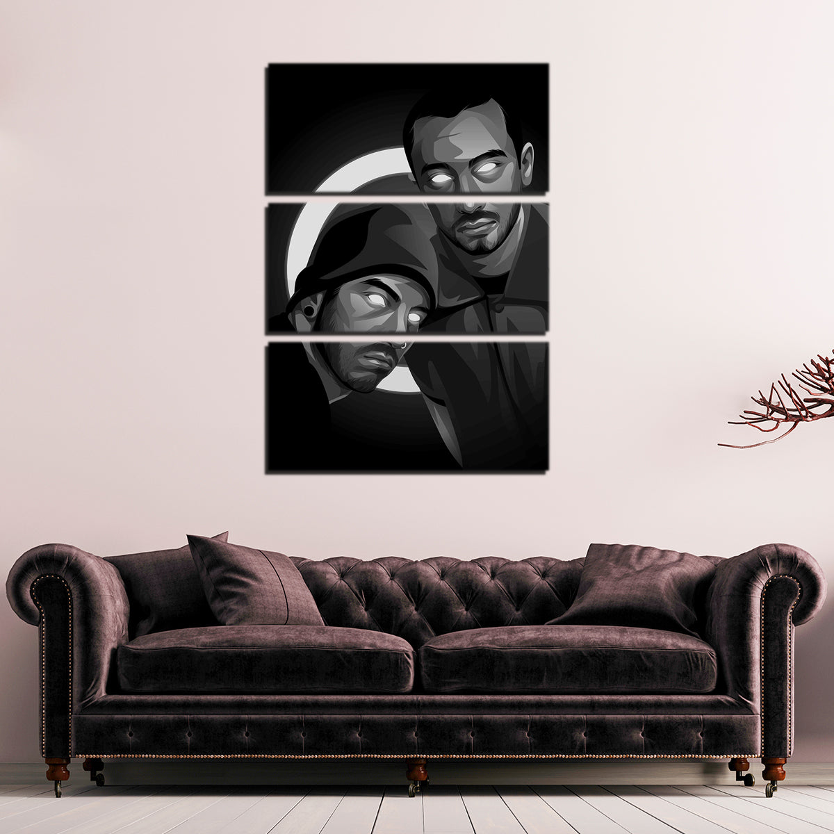 Stunning Grayscale Twenty One Pilots Wall Art for Your Home Decor