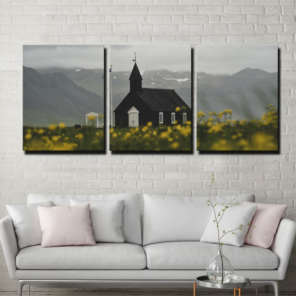 Exquisite Church Flowers Wall Art by Dennis Maida