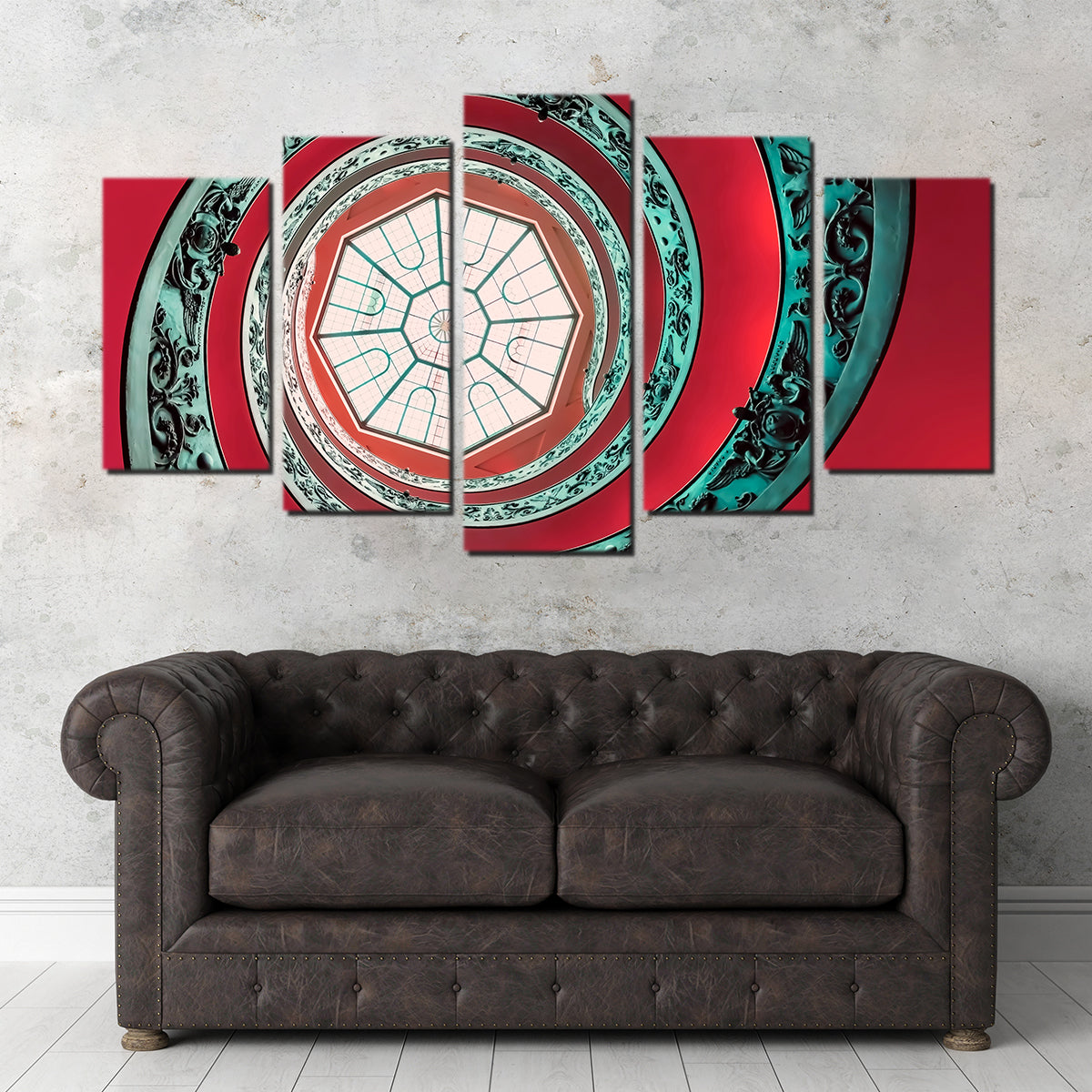 Stunning Spiral Skylight Wall Art for Home Decor