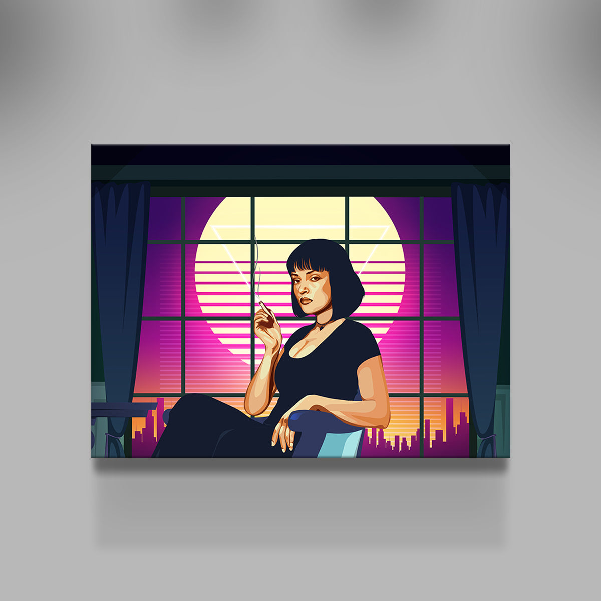 Pulp Fiction Iconic Scene Wall Art by Ralph & Laura Design
