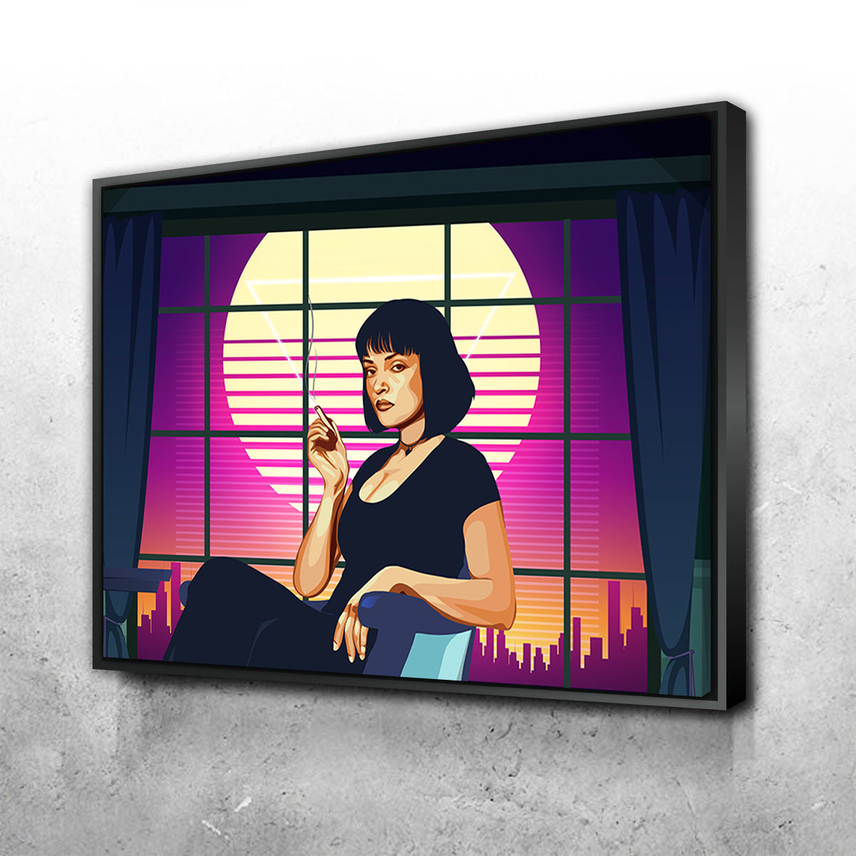 Pulp Fiction Iconic Scene Wall Art by Ralph & Laura Design