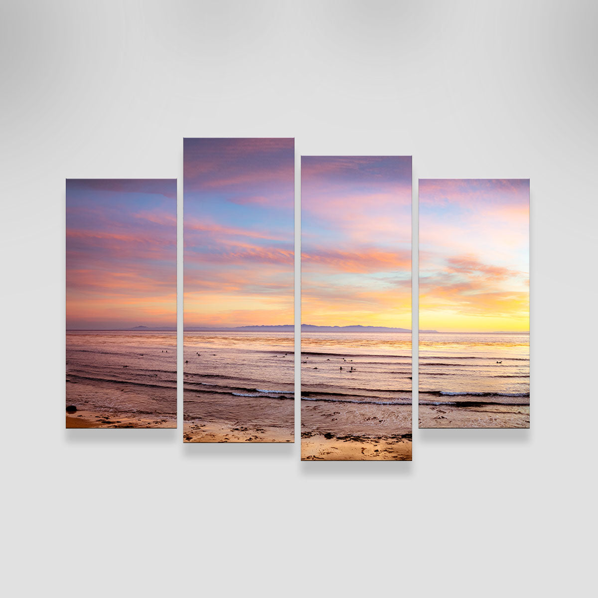 Stunning Devereux Sunset Wall Art by Kyle Sherry