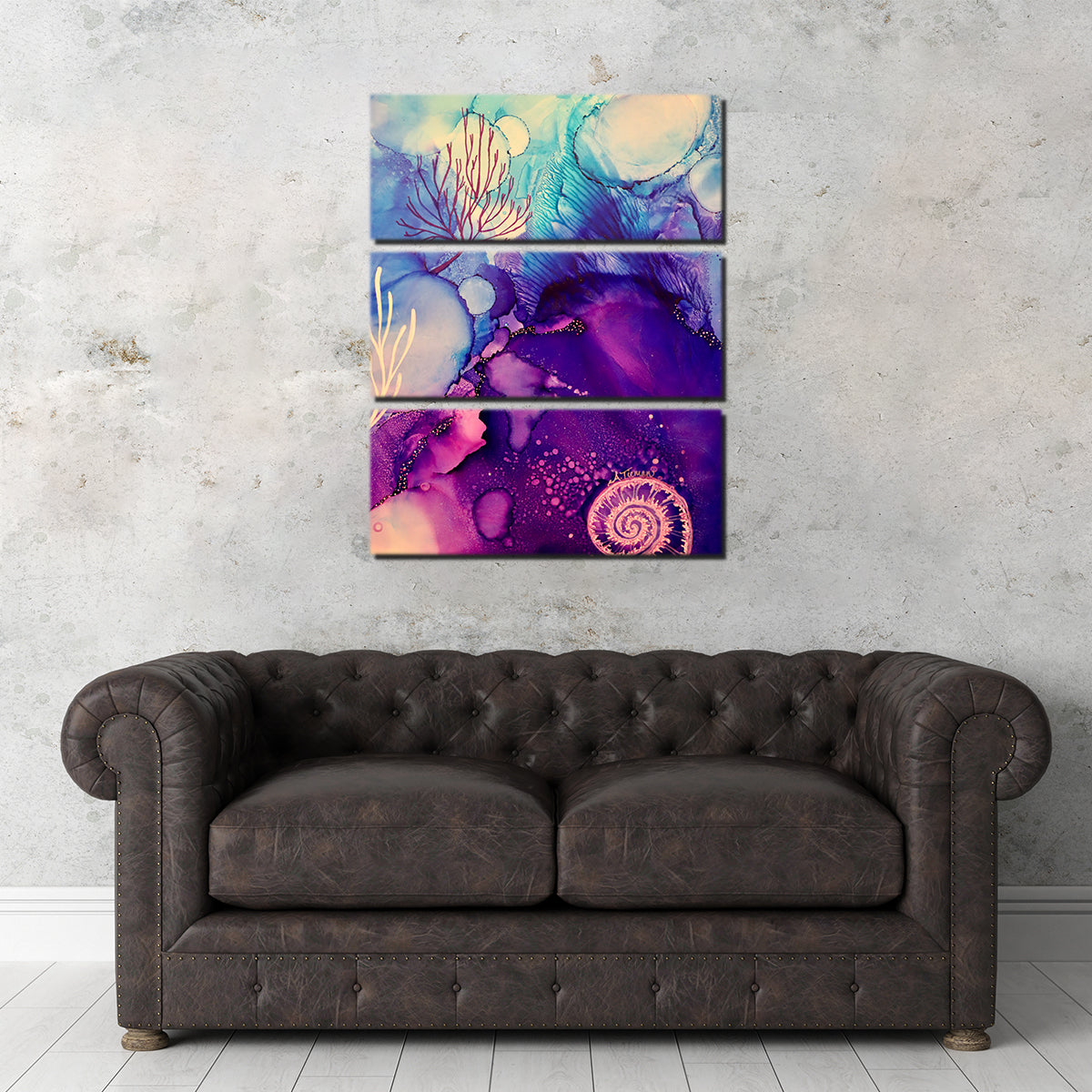Stunning Galaxy Reef Wall Art by Amy Tieman