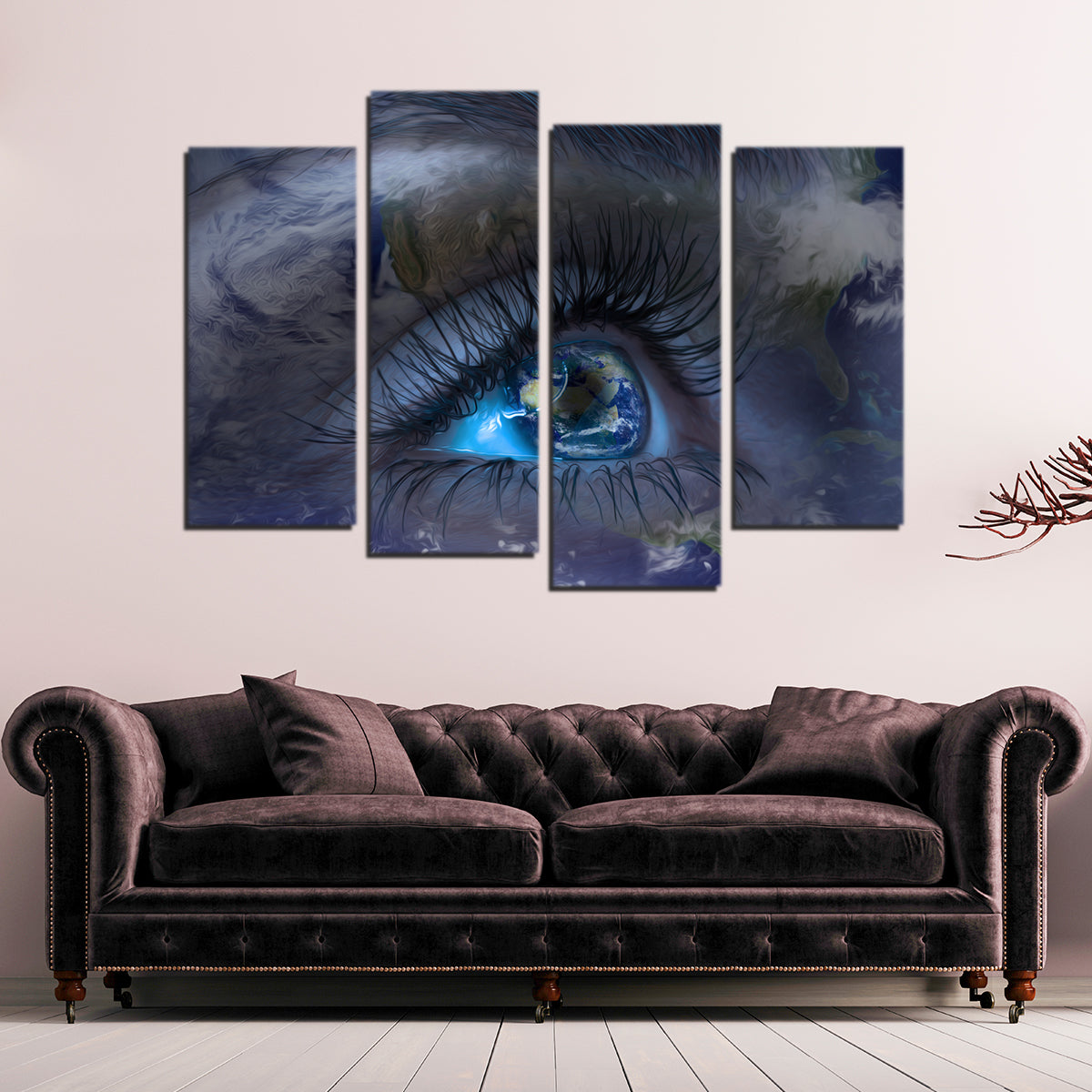 Exquisite Earths Eye Wall Art by George Sorin