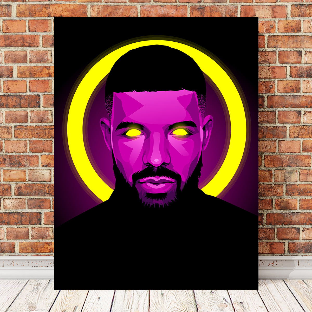 Stunning Drake Wall Art by Tovu Yovi