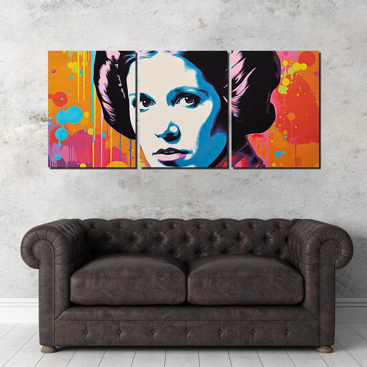 Stunning Princess Leia Wall Art by Ralph & Laura Design