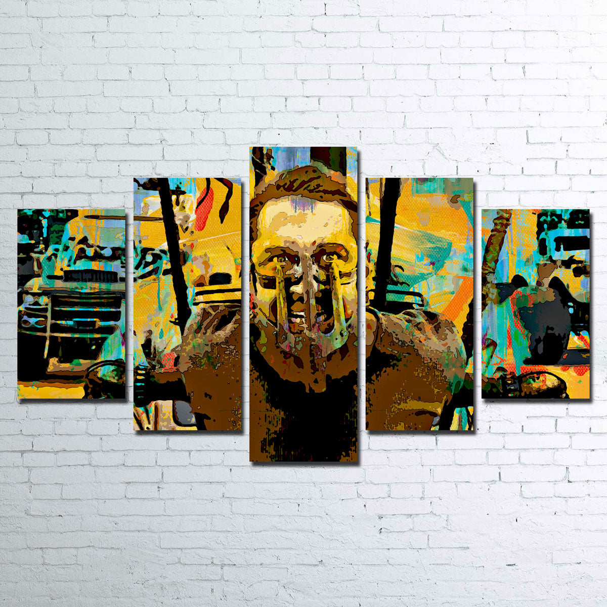 Stunning Abstract Fury Road Wall Art for Modern Decor