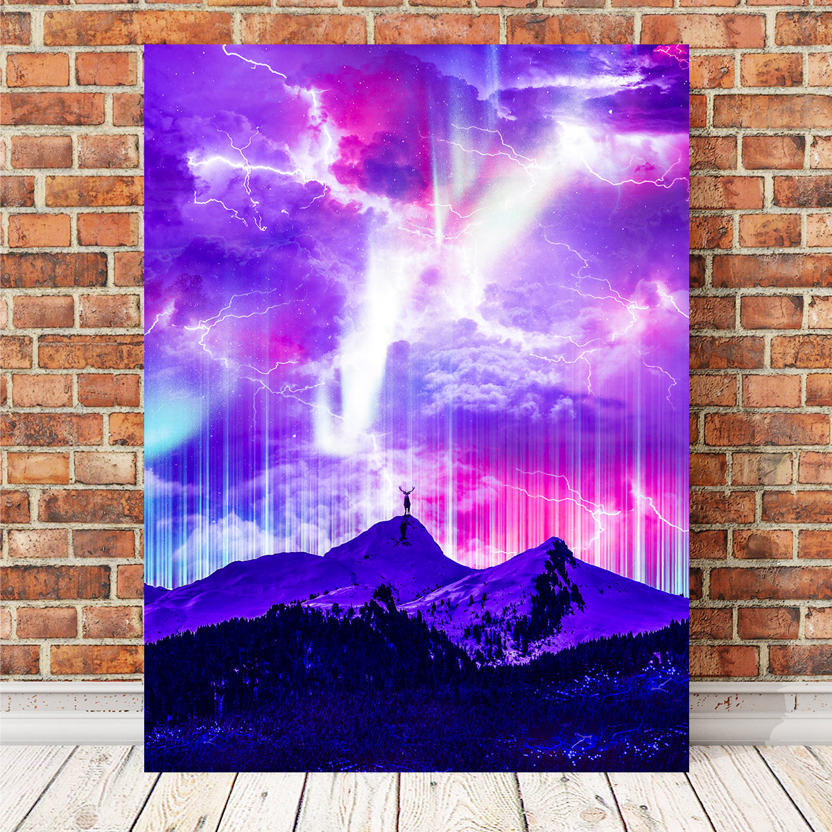 Exquisite Deer Iceland Wall Art by INDOARC