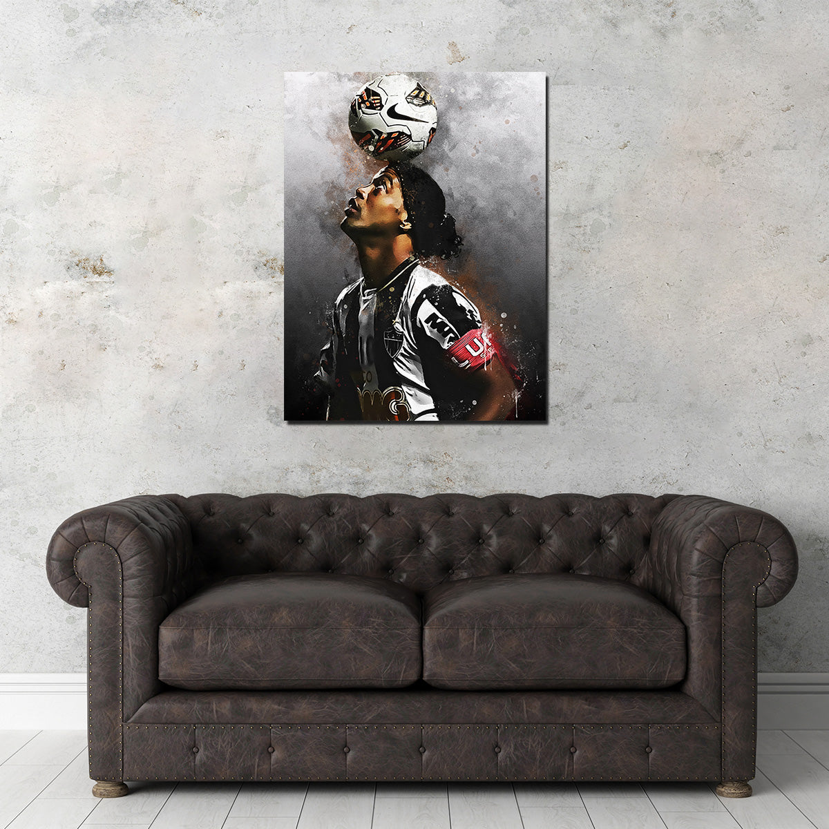Ronaldinho - Premium Hand - built Canvas Print