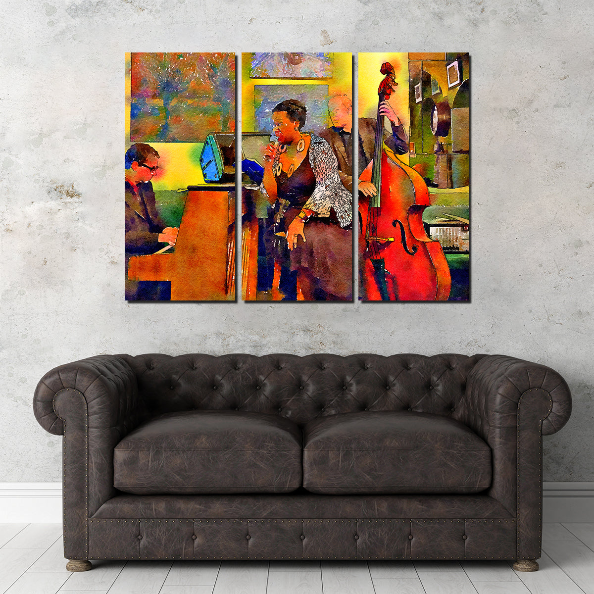 Exquisite Jazz Cafe Wall Art for Stunning Interior Decor