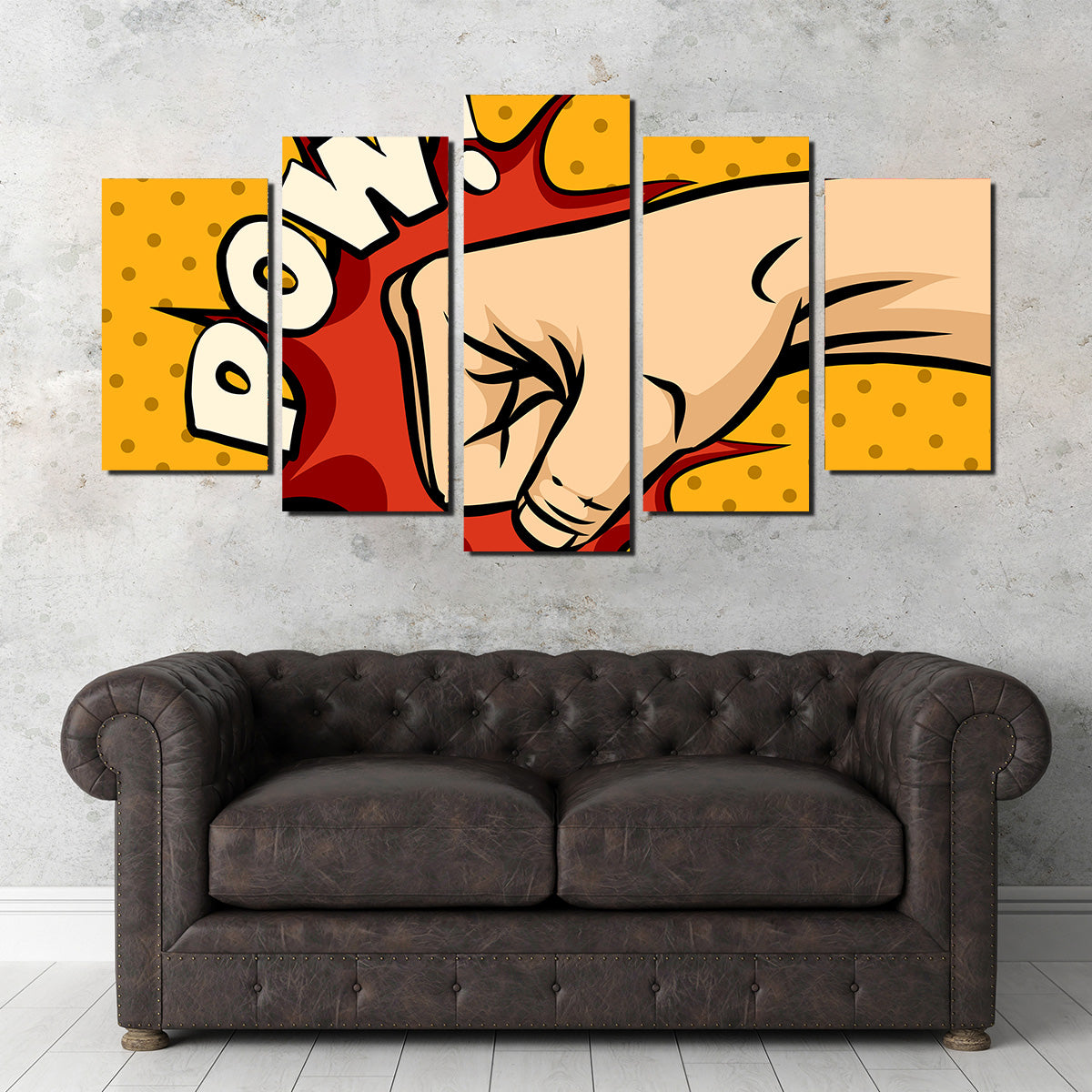 Pow1 High - Quality Sustainable Wall Art
