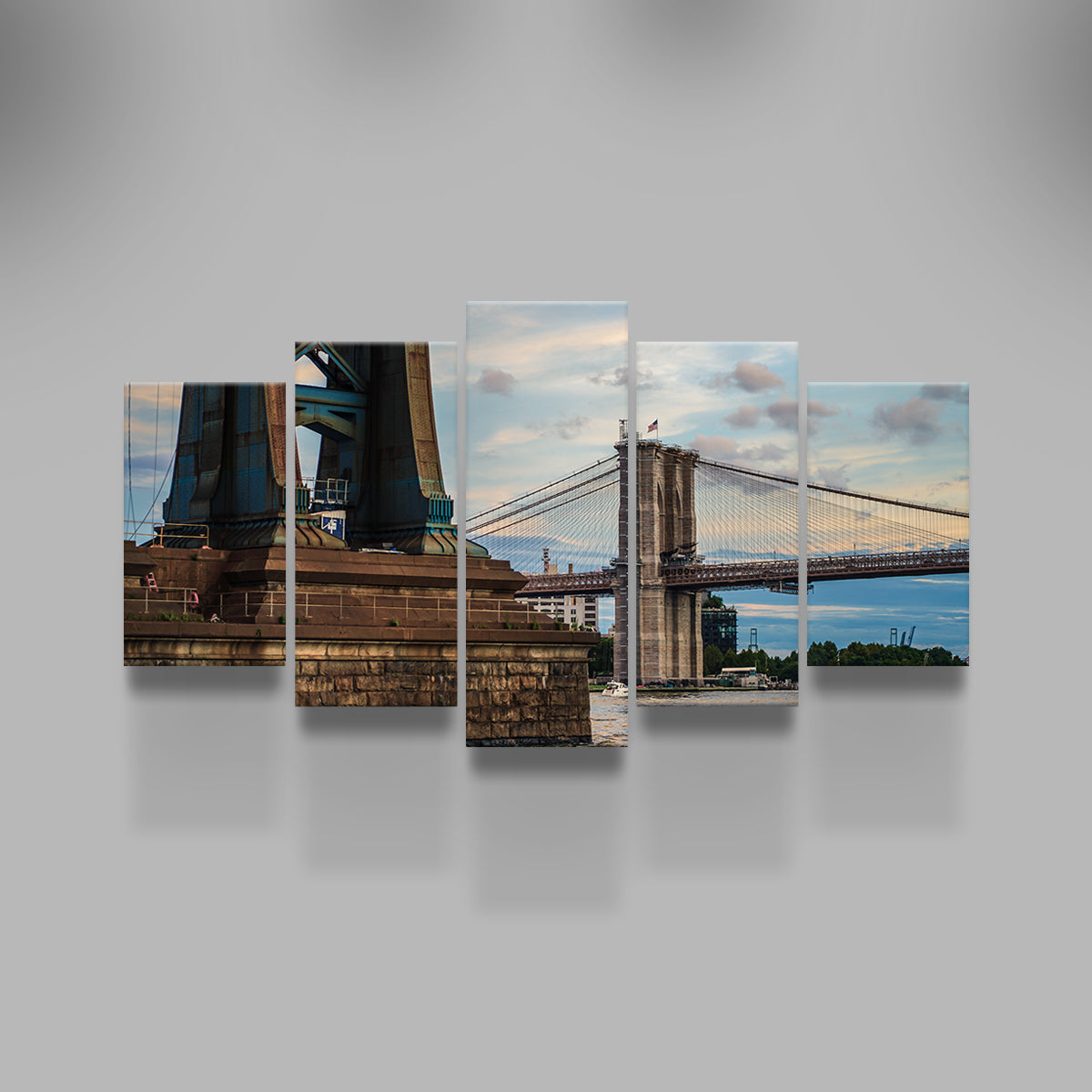 Stunning Dual Bridges Wall Art by Charity Dos Santos