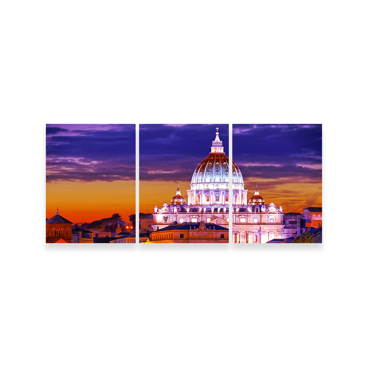 Stunning Saint Peters Basilica Vatican Wall Art by Dina Rolle