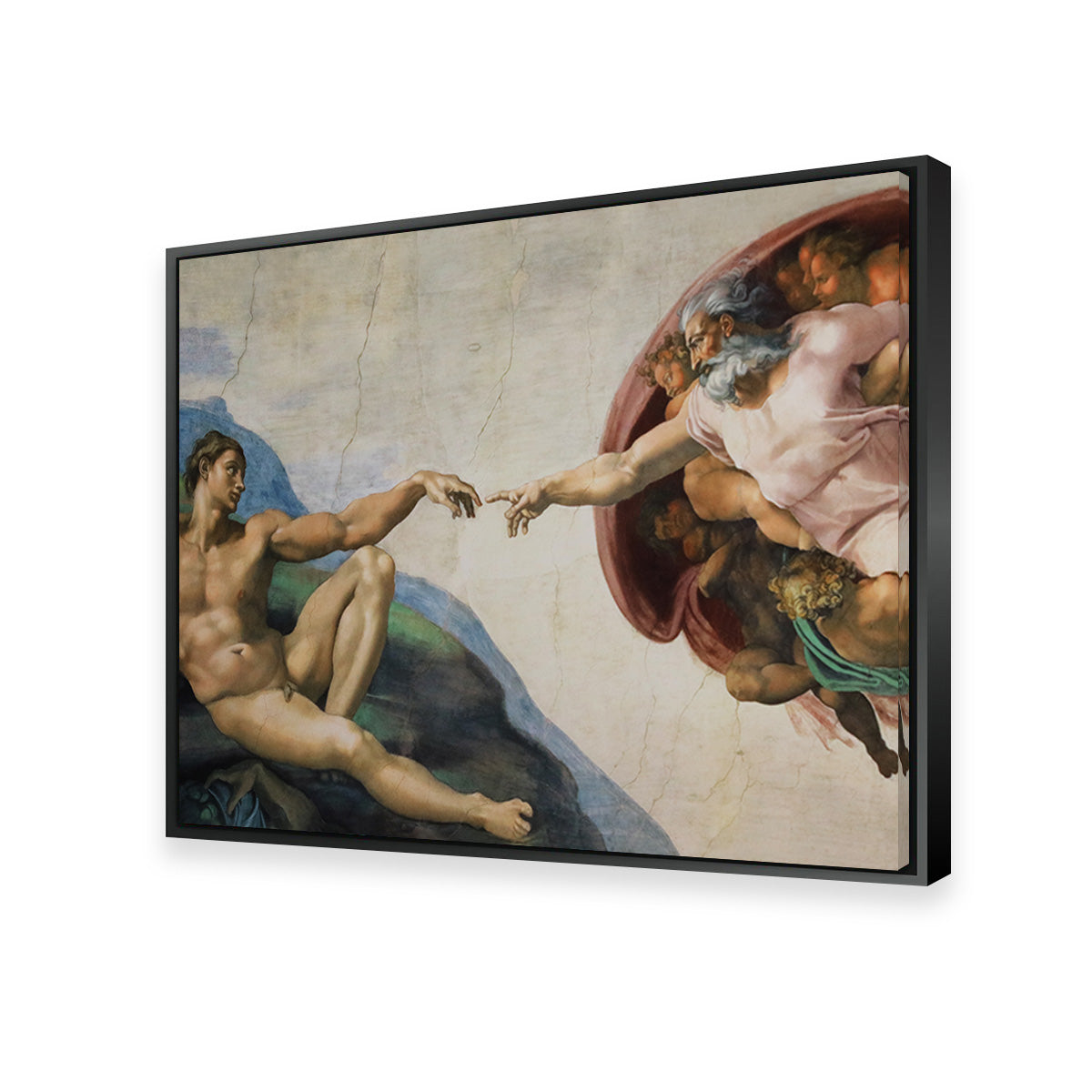 Exquisite The Creation of Adam Wall Art for Stunning Home Decor