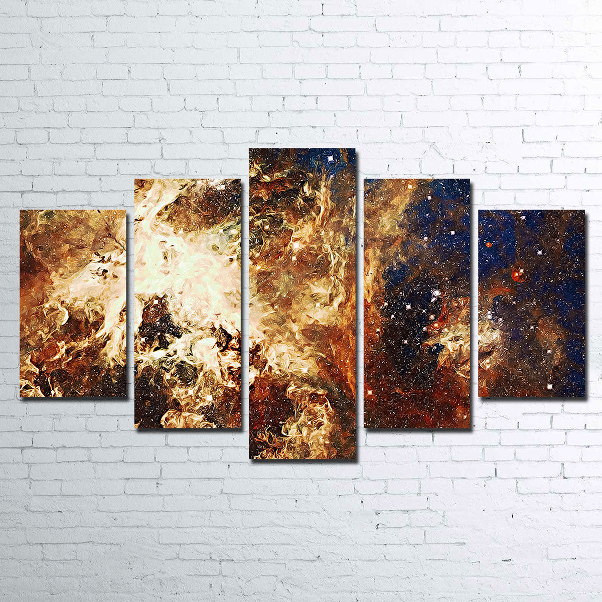 Enchanting Embers Of Stars Wall Art by Denise Dundon