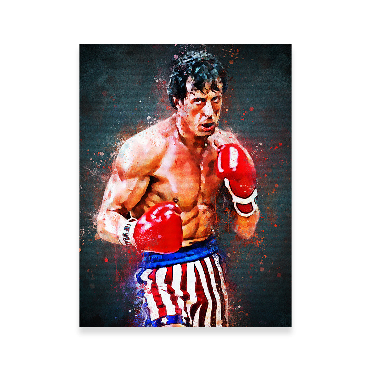 Iconic Rocky Balboa Wall Art - Stunning Decor for Your Space