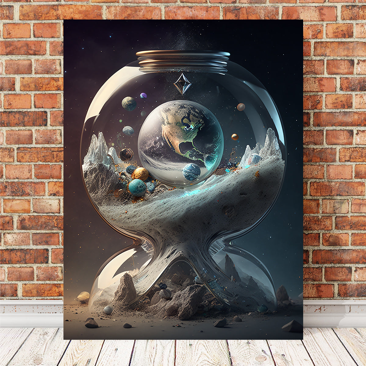 Captivating Wall Art: A Moment in Time with Our Planet by Jennifer Hotai