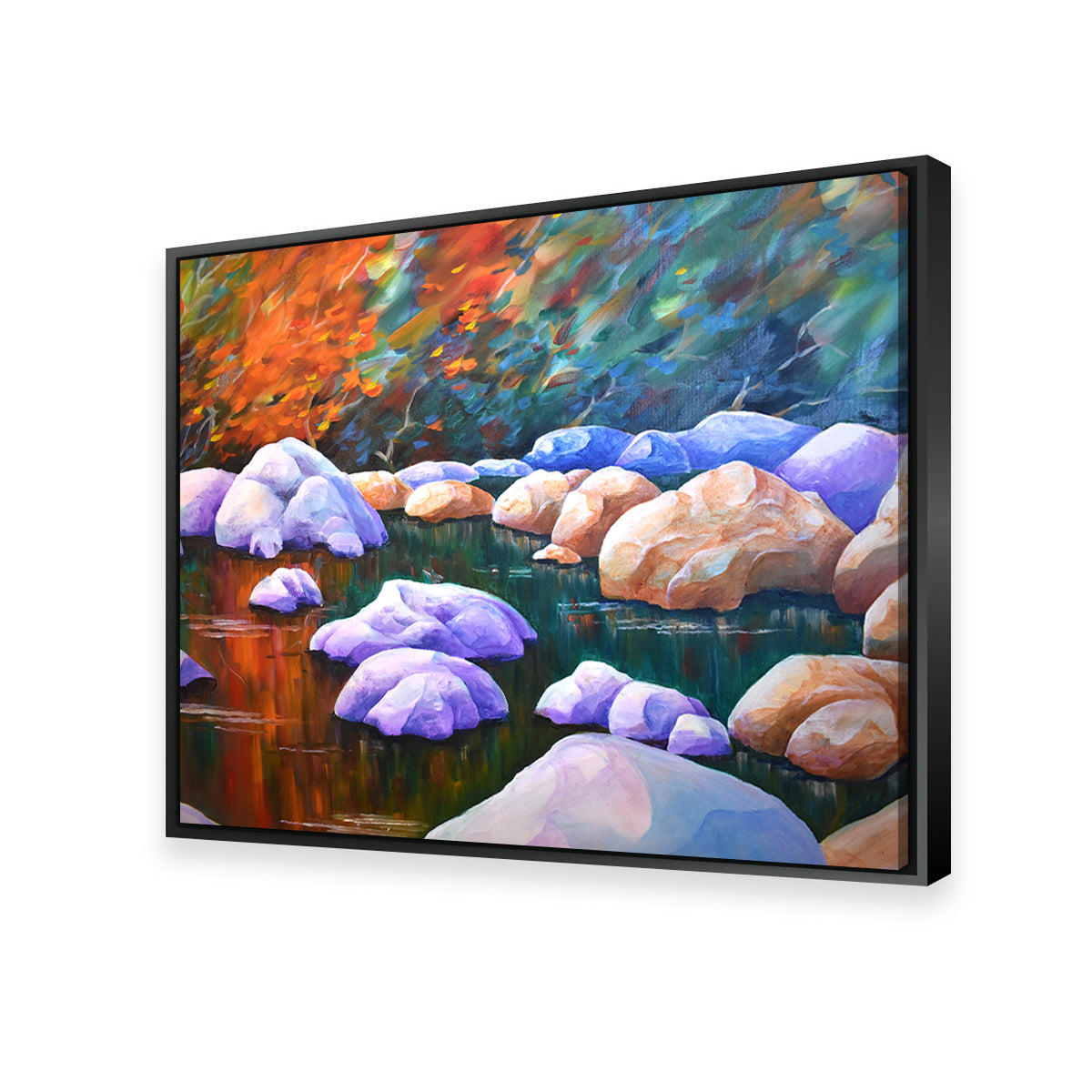 River's Quiet Moment Exquisite Wall Art by Gerry Segismundo