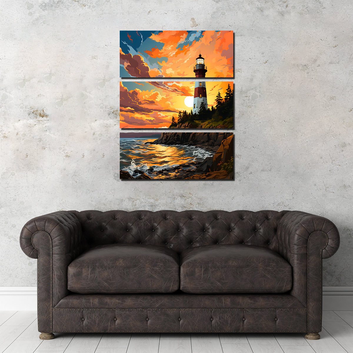 Exquisite India - Kovalam Lighthouse Wall Art for Home Decor