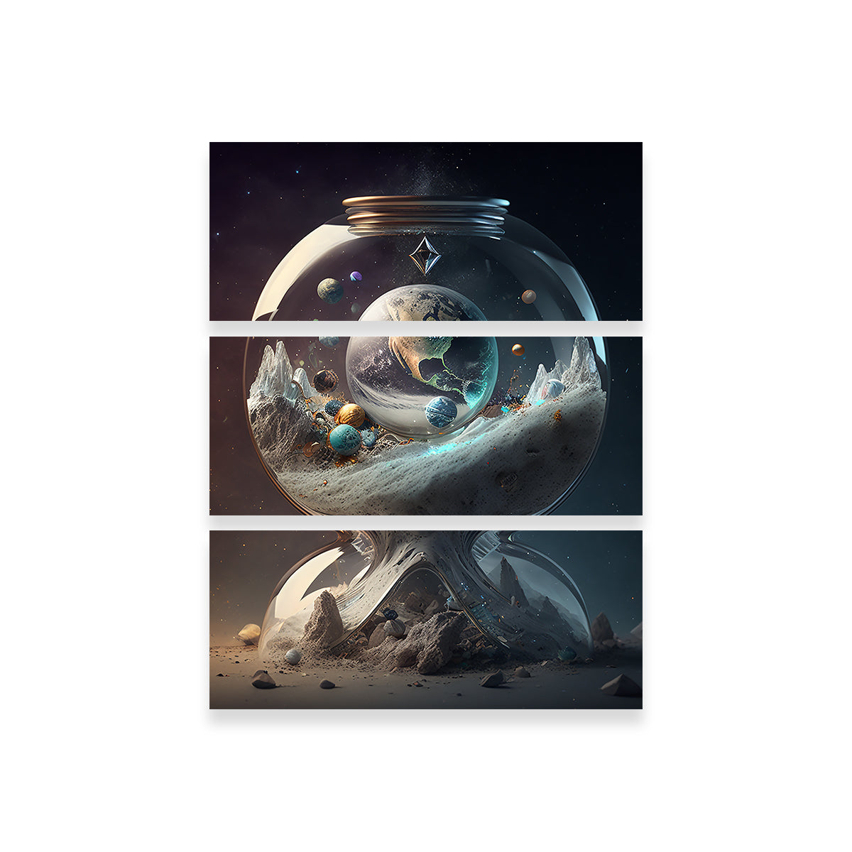 Captivating Wall Art: A Moment in Time with Our Planet by Jennifer Hotai
