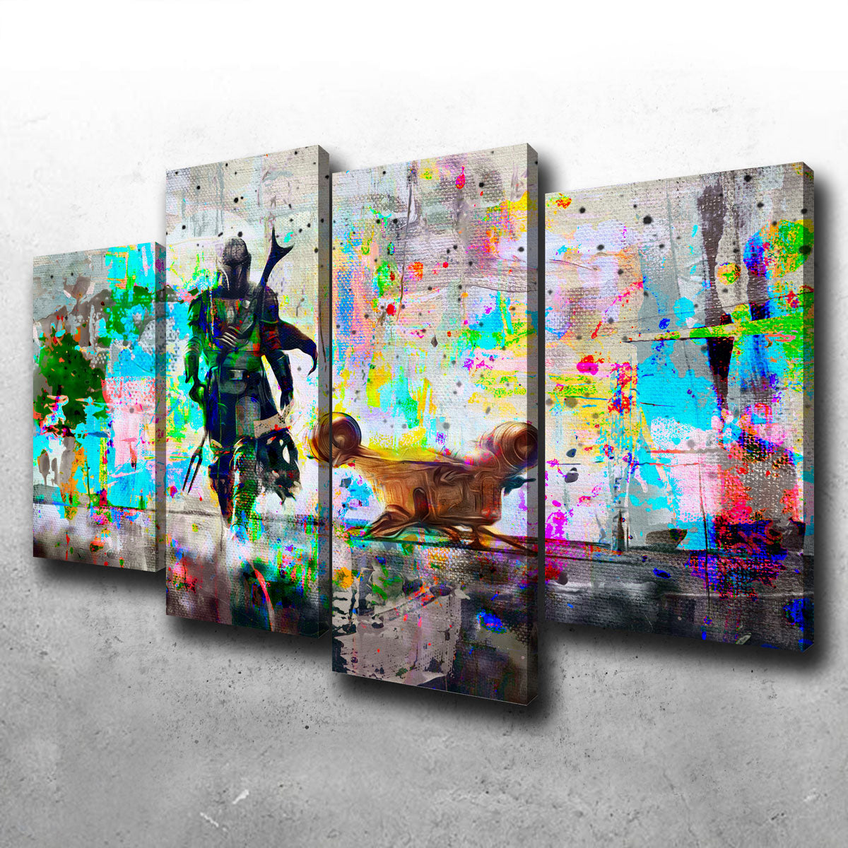 The Mandalorian High - Quality Wall Art for Your Home Decor