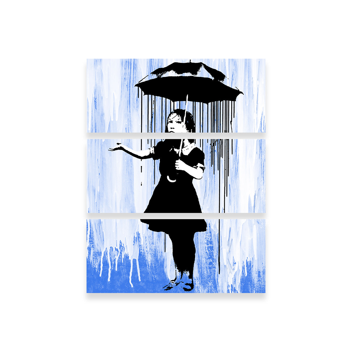 Enchanting Rain Girl Wall Art by Stephen Chambers