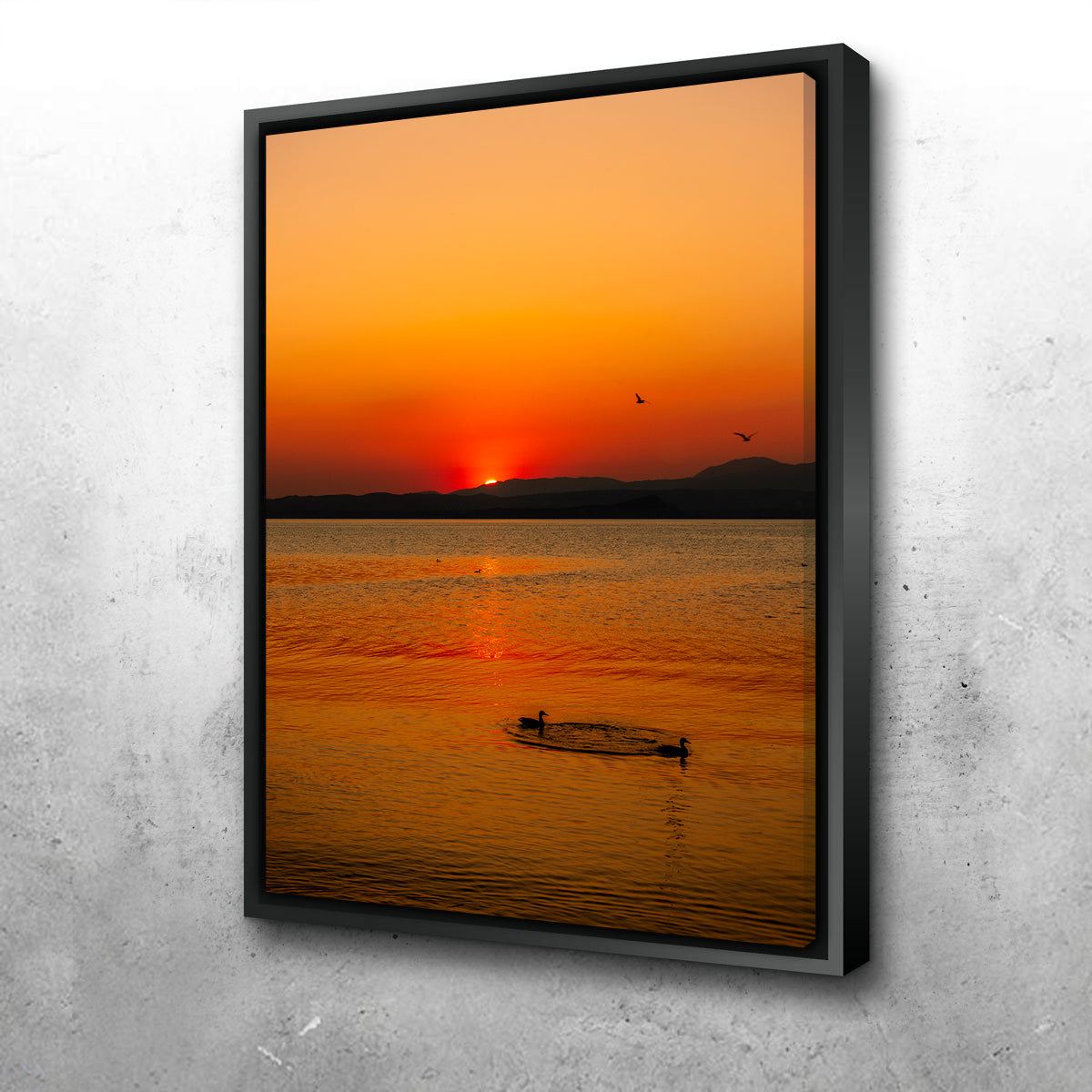 Stunning Red Sunset Wall Art by Stefano Baltieri