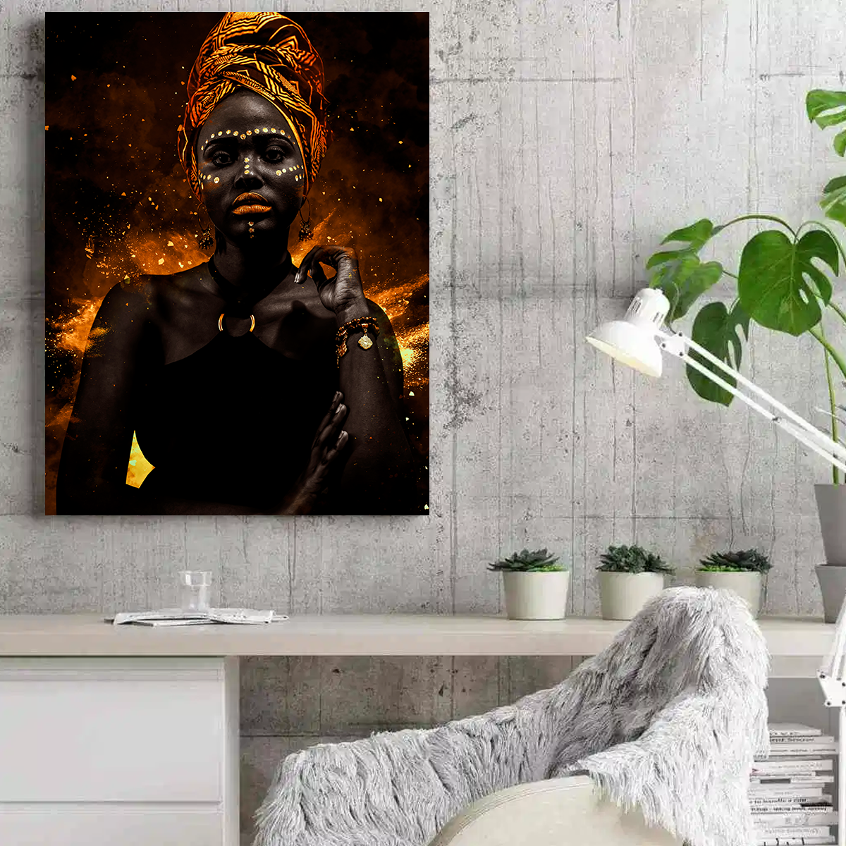 Stunning Golden Wall Art by Manuel Luces