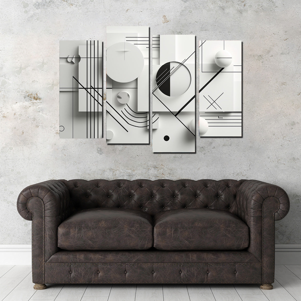 Stylish Geometric Lines Wall Art for Modern Interiors