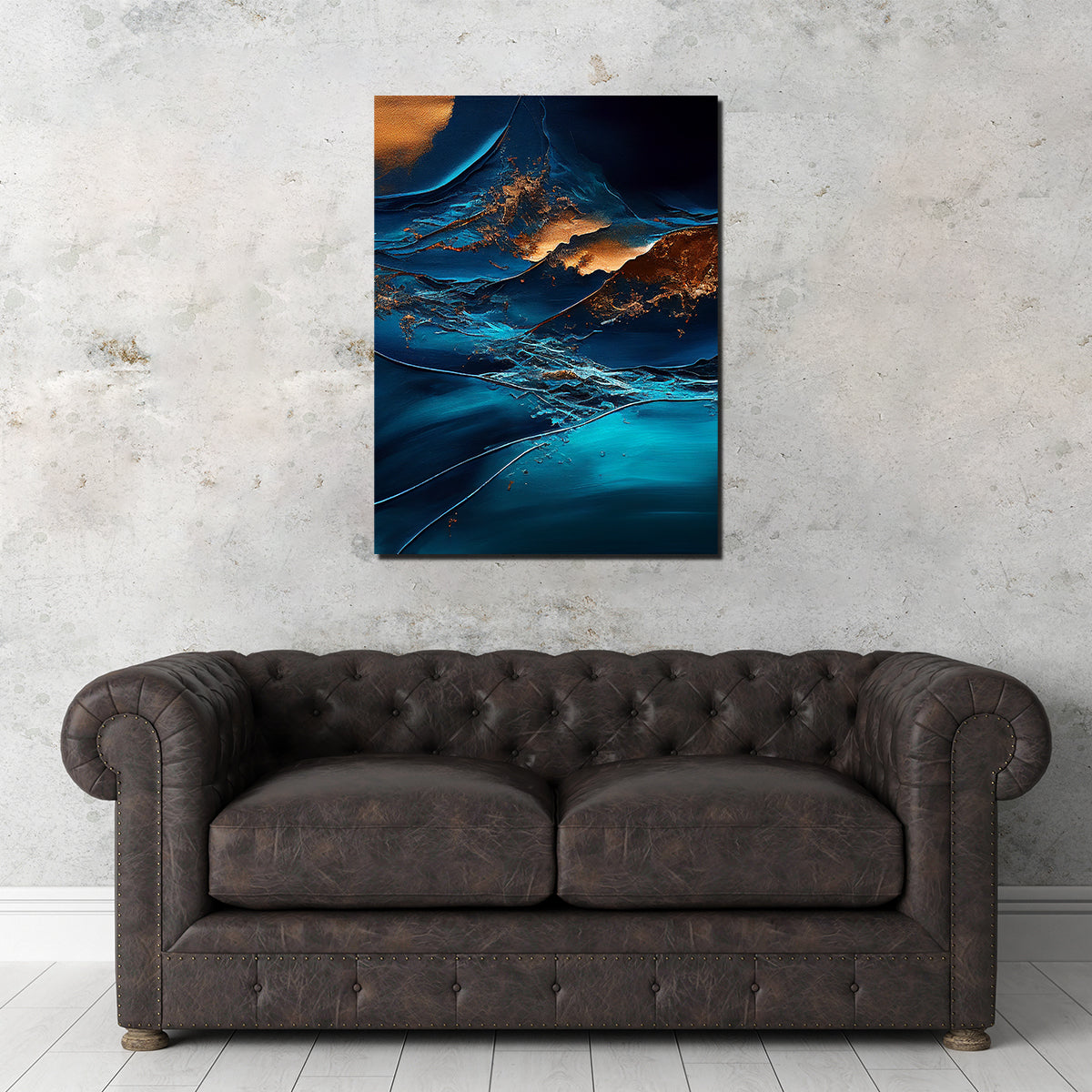 Stunning Coastal Abstract Series 2 Wall Art by Jennifer Hotai