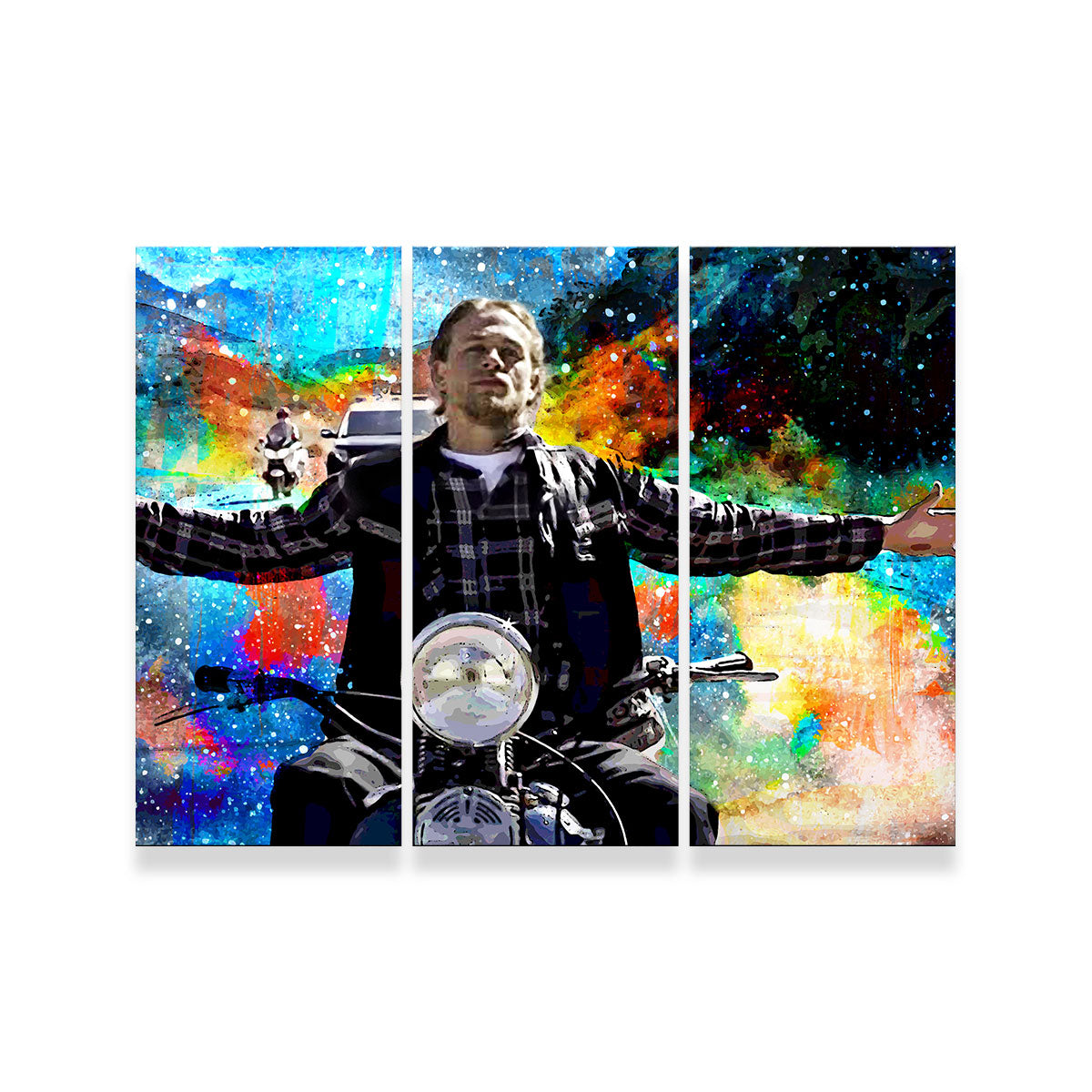 Stunning Jax Teller Wall Art - Museum-Quality Canvas on Sustainable Pine Frames