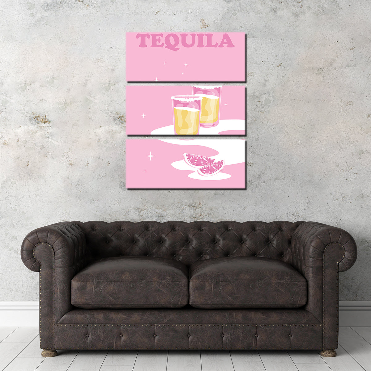 Exclusive Tequila For Two Wall Art by Groovy Vibe Studio