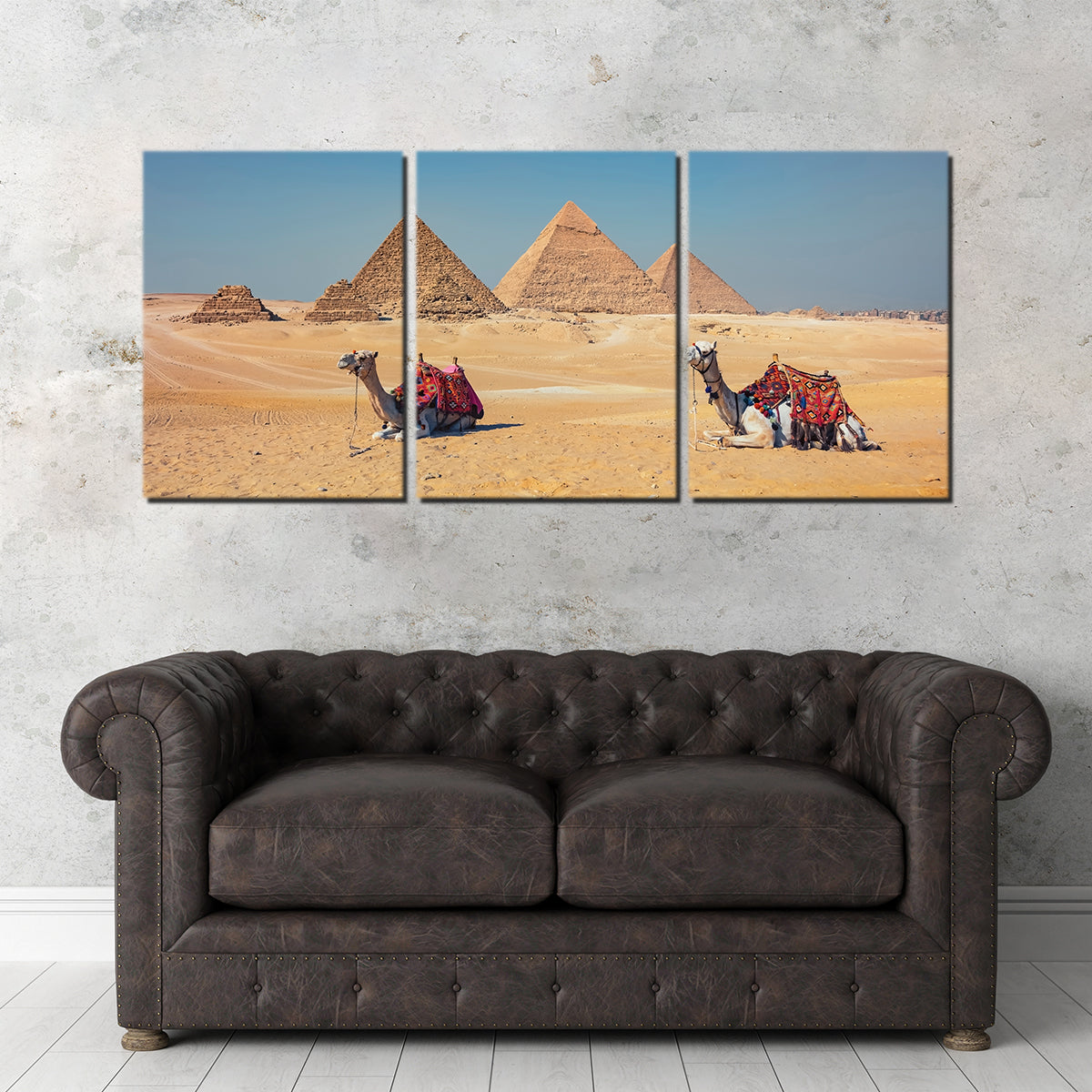 Giza Wall Art - Premium Handmade Canvas Artwork
