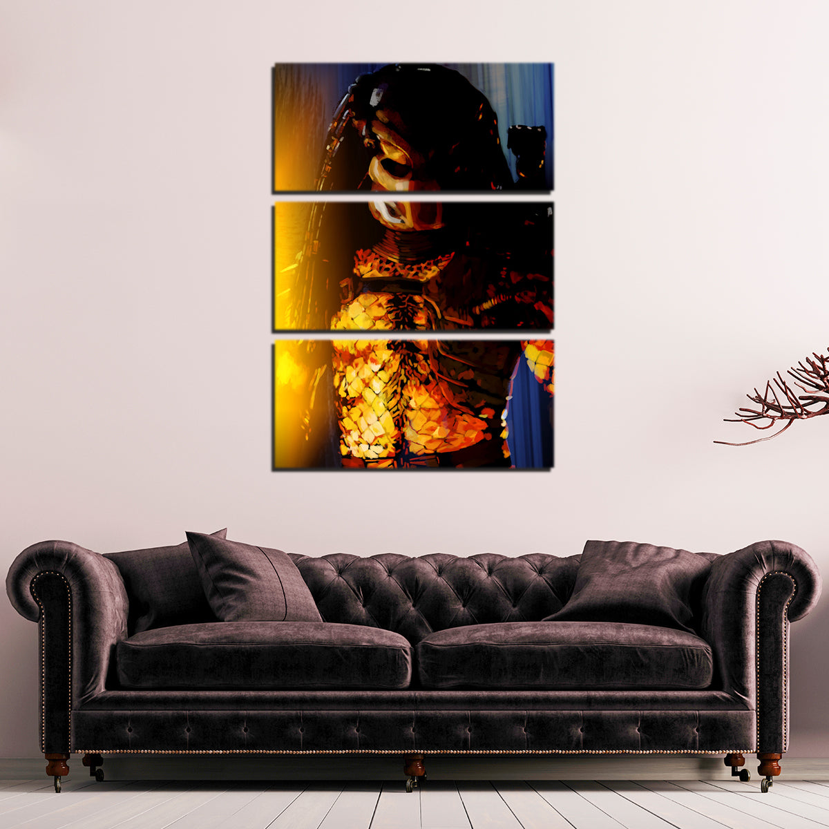 Stunning Predator in Blue Wall Art for Your Home Decor