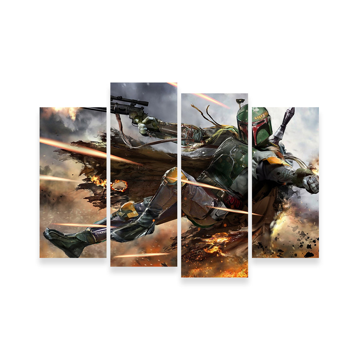 Stunning Boba Fett Wall Art for Your Home Decor