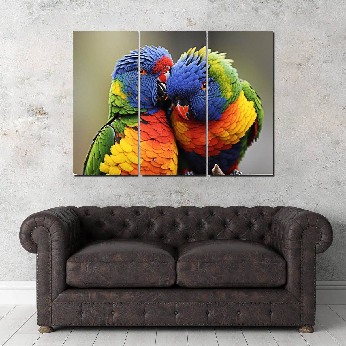 Stunning Lorikeet Birds Wall Art for Your Home Decor