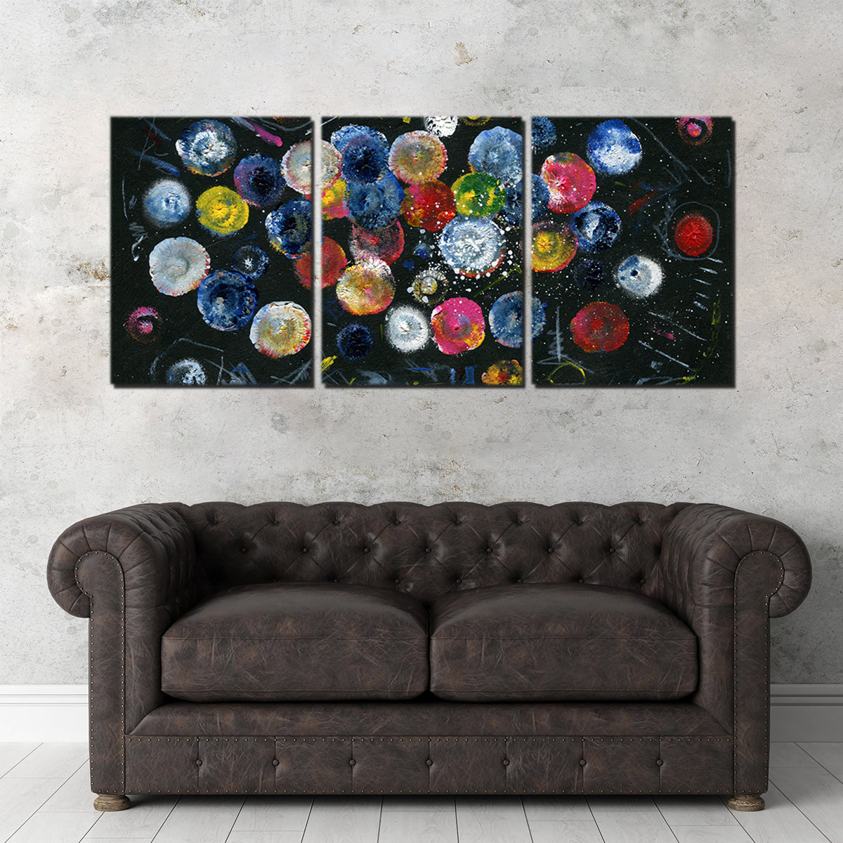 Stunning Circle Black Wall Art by Evgeny Vetrov