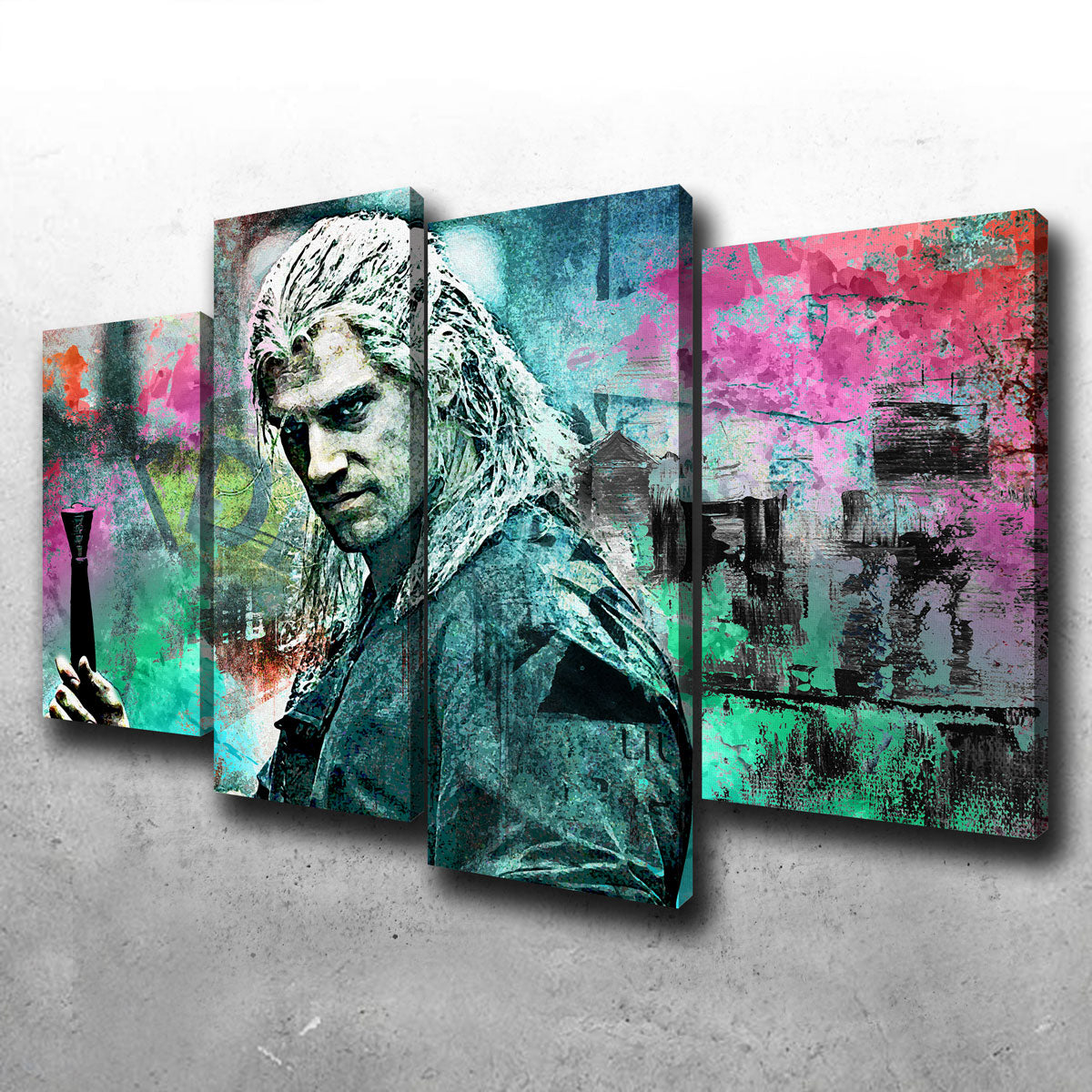 Stunning Geralt of Rivia Wall Art for Your Home Decor