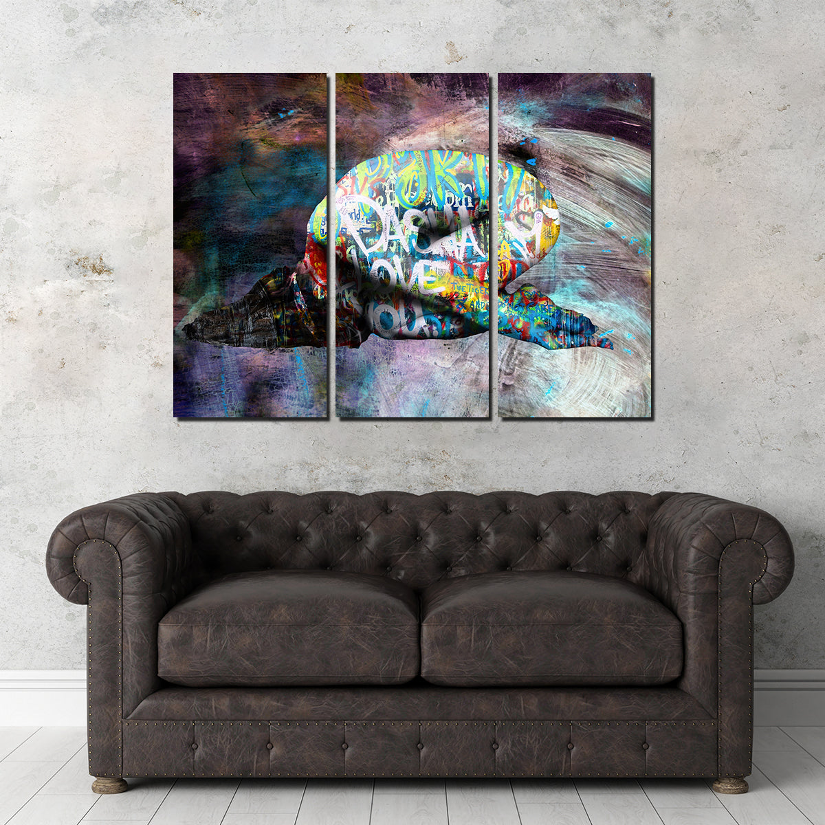Dasha Love You Wall Art by Stephen Chambers - Museum Quality Canvas Print