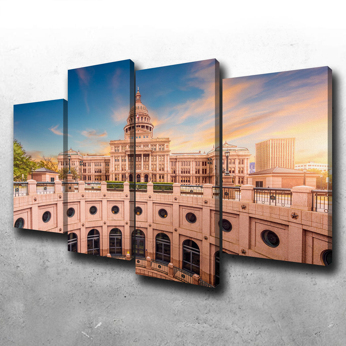 Stunning Texas State Capitol Building Wall Art - Museum-Quality Canvas Prints