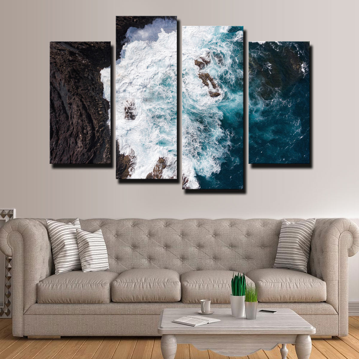 Stunning Choppy Waters Wall Art by Karolis Janulis