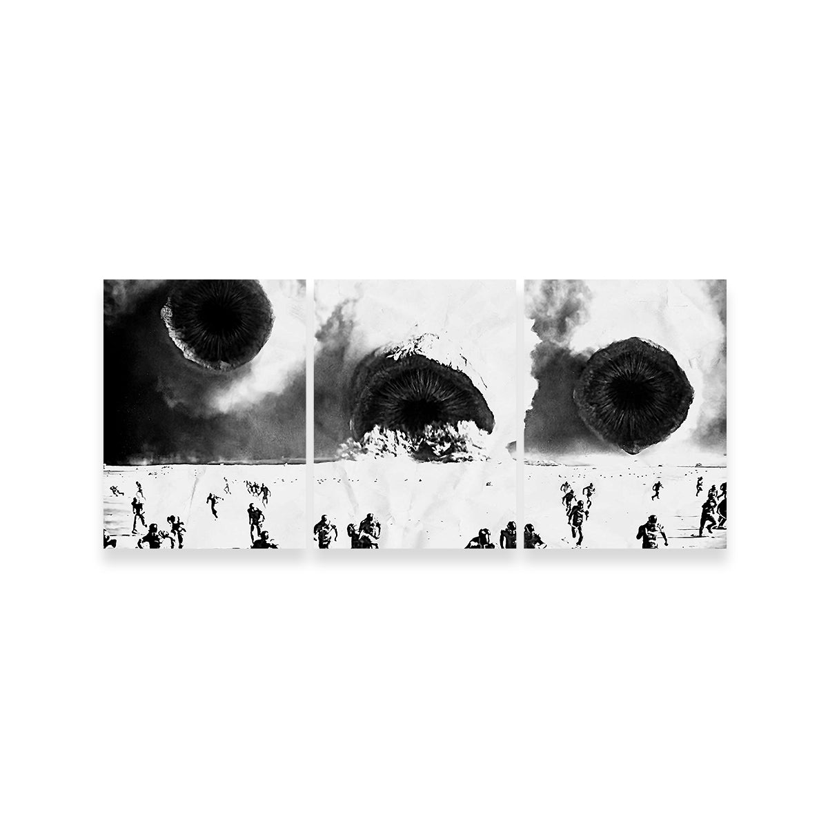 Stunning Dune Grayscale Sandworms Wall Art for Your Home Decor